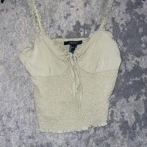 Green tank top, size S